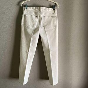 MICHAEL KORS WHITE SKINNY JEANS size 2